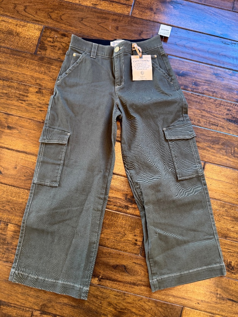 Democracy Cargo Pants Olive Green Size 4 NWT